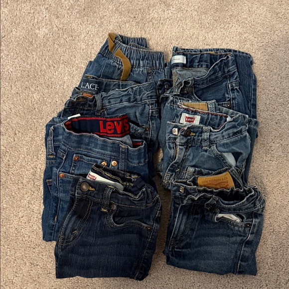 Levi's Other - 7 Pair of  Levi's, Children Place & Jumping Beans Classic Blue Jeans Collection